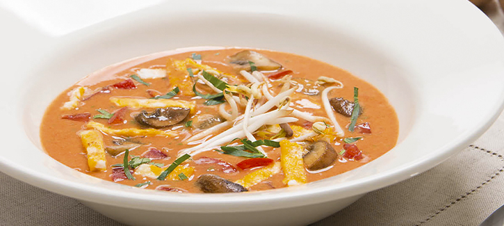 Chinese tomaten noodlesoep