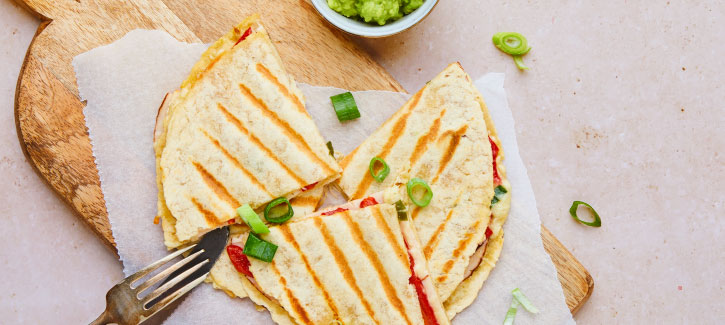 Quesadillas met guacamole