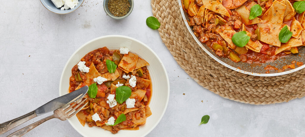 Pompoen lasagnette