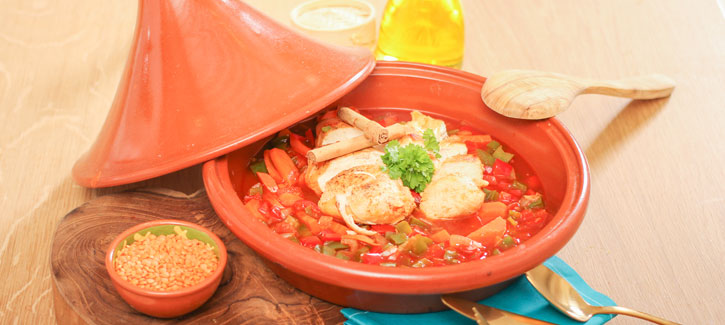 Kip tajine met couscous