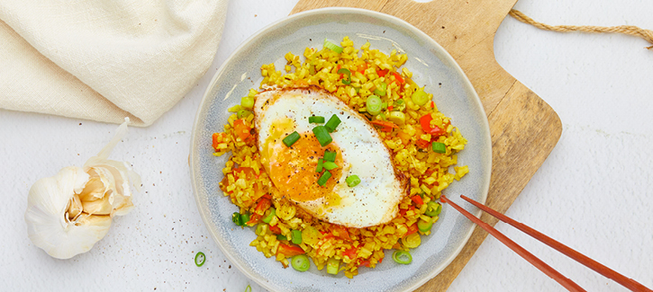 Nasi goreng met spiegelei