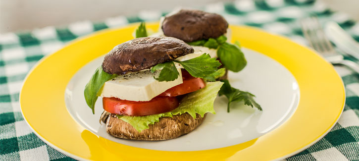 Portobello tofuburger
