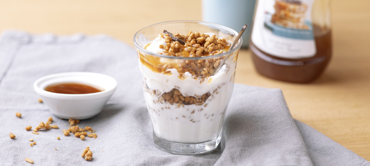Chocolade pecan karamel trifle